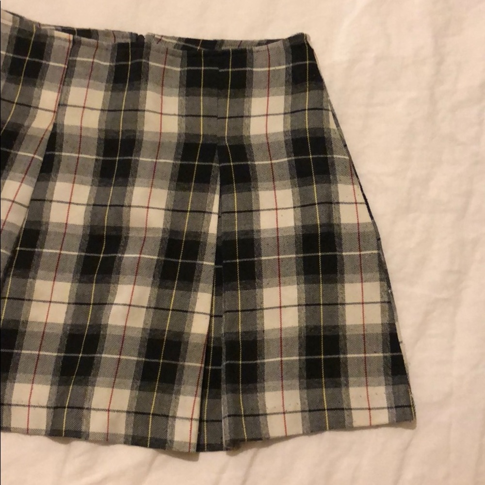 Vintage plaid skirt